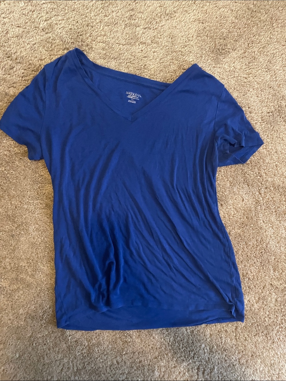 Merona Women's Short Sleeve Crewneck Tee in Royal Blue